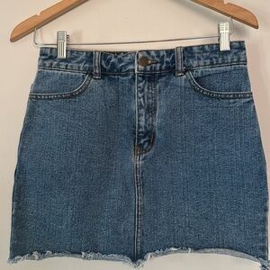 FOREVER 21 DENIM SKIRT GIRL’S SIZE L EUC